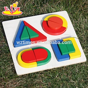 wholesale kids educational wood geometric toy for preschoolers W13E061