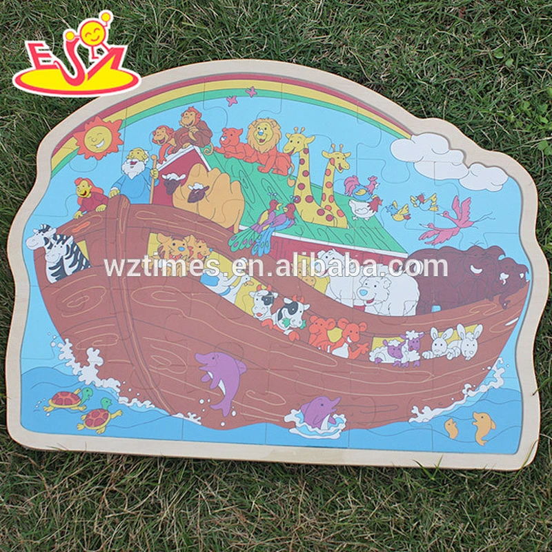 high quality kids wooden custom jigsaw puzzles for wholesale W14C243