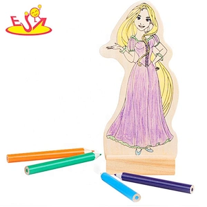 Best sale educational wooden kids drawing toys for wholesale W03A079
