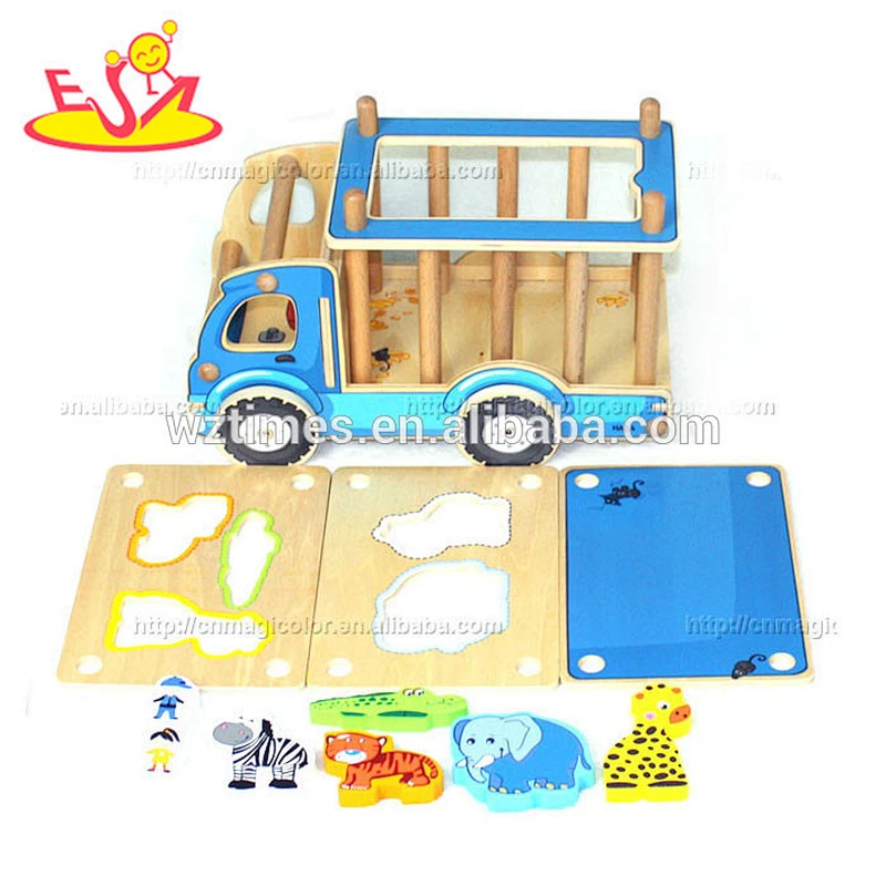wholesale most popular wooden kids car games high quality wooden kids car games W04A256