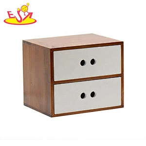 Wholesale 2 layers wooden bedroom chest for home W08C257