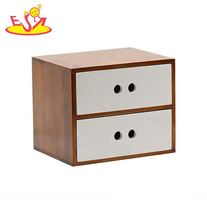 Wholesale 2 layers wooden bedroom chest for home W08C257
