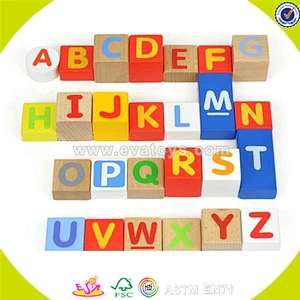 wholesale top quality wooden building blocks toy nice colorful toddler wooden building blocks toy for practical ability W13A074
