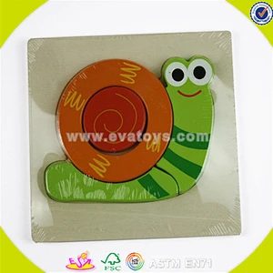 Wholesale top quality kids wooden tortoise jigsaw toy fashion wooden tortoise jigsaw toy baby puzzle bring fun W14G013
