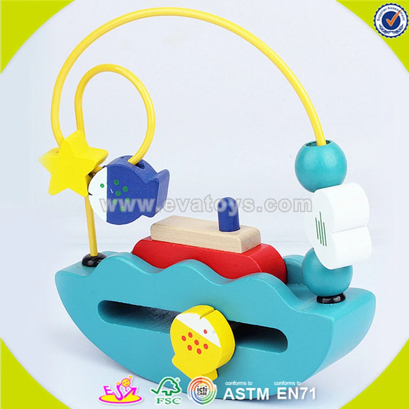 wholesale wooden baby toy beads multi-functional wooden baby toy beads wooden baby toy beads W11B074