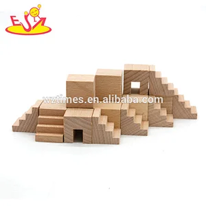 2018 Wholesale 50 pcs middle east architecture block toys funny wooden play blocks for kids W13A149