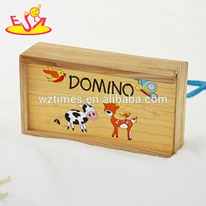 New and popular children wooden domino gift W15A062