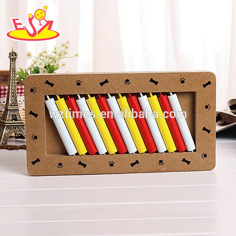 Wholesale creative wooden cat puzzle feeder for IQ training W06F036
