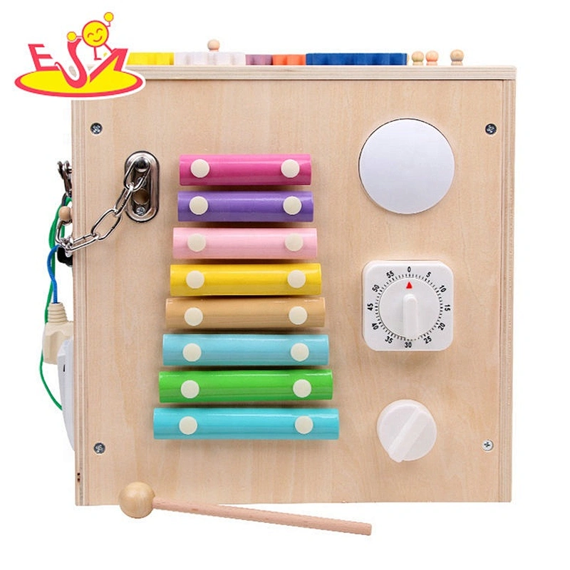 New arrival multi-function wooden kids activity cube for children W12D168