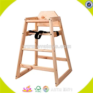 Wholesale top quality wooden baby high chair household wooden baby high chair best furniture sale W08F006