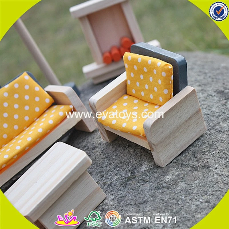 Großhandel Kinder Möbel Spielzeug Holz Miniatur Puppenhaus Möbel W06B055