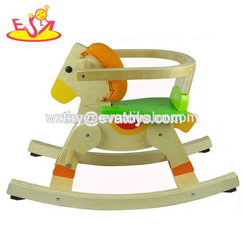 2018 Cheap lovely baby's rocking horse toys rocking horse wood for sale W16D116