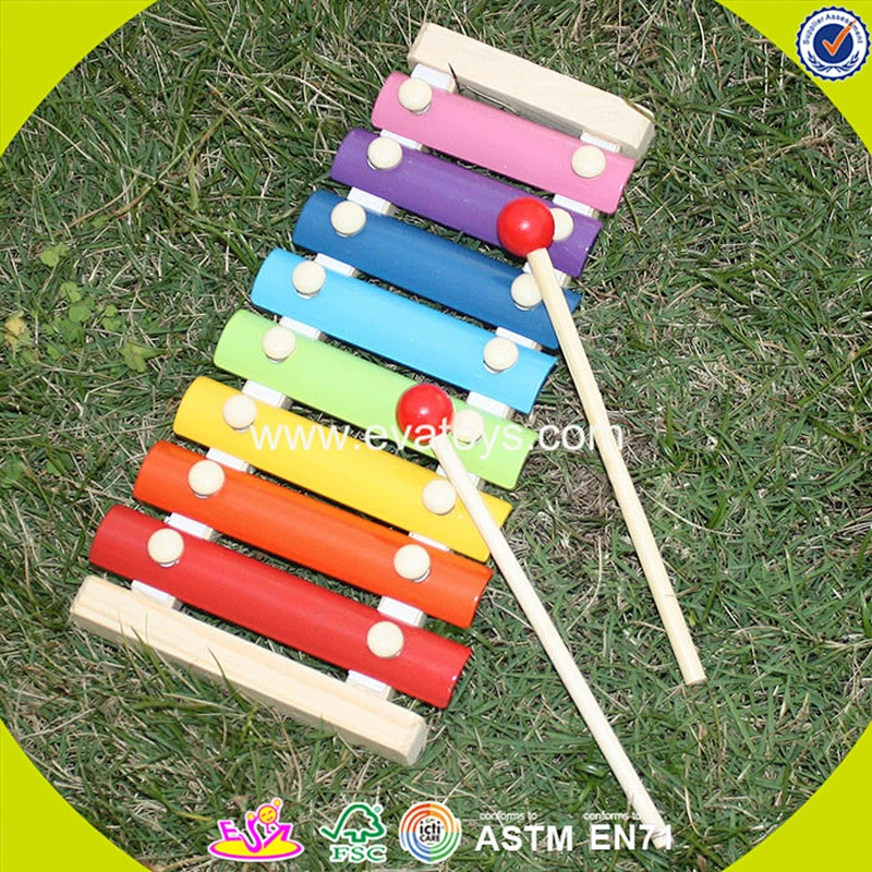 best sale kids wooden toy xylophone most popular children's wooden toy xylophone W07C040