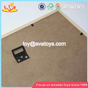 Hot sale classic household square wooden square photo frame W09A012