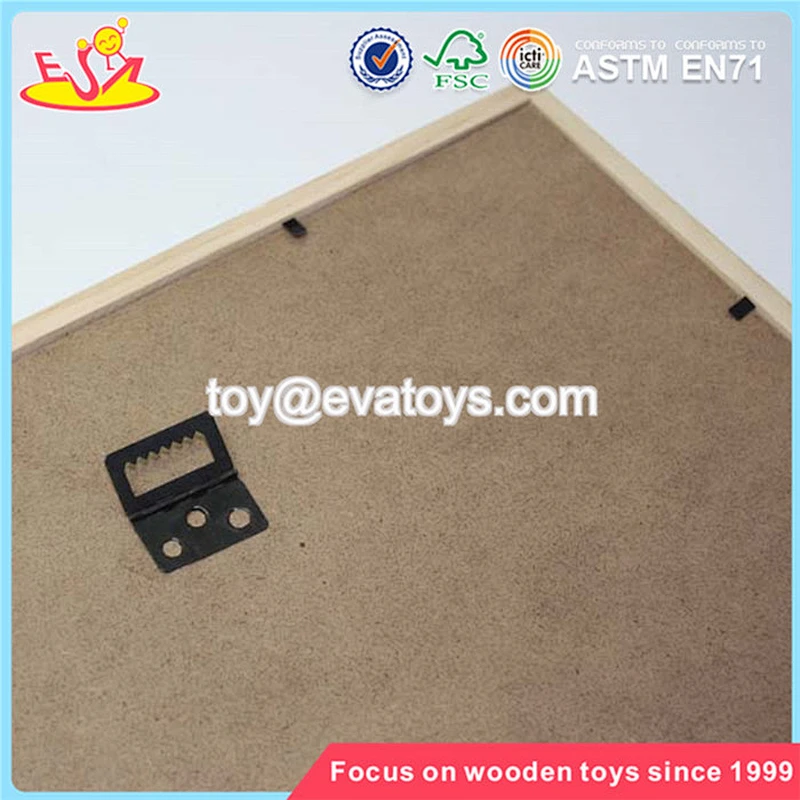 Hot sale classic household square wooden square photo frame W09A012