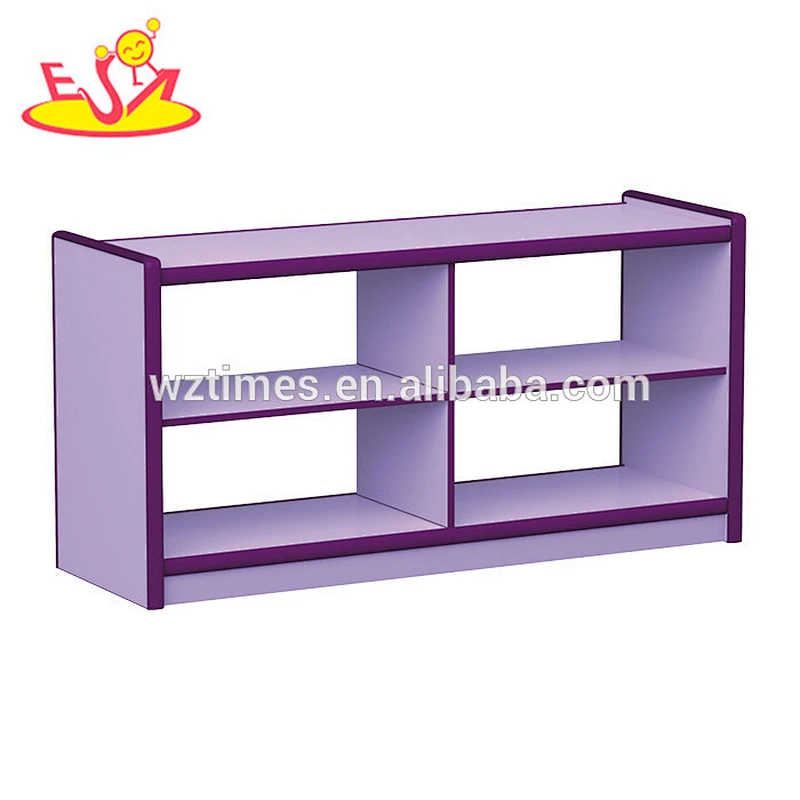 wholesale High quality preschool wooden small wooden bookcase cheap wooden small wooden bookcase for sale W08C190