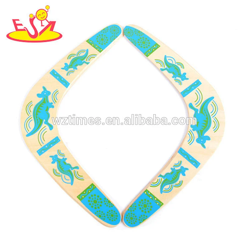 2018 wholesale children's Wooden boomerang toy W01A312