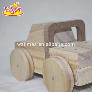 2018 new products educational wooden kids diy toy W03B051