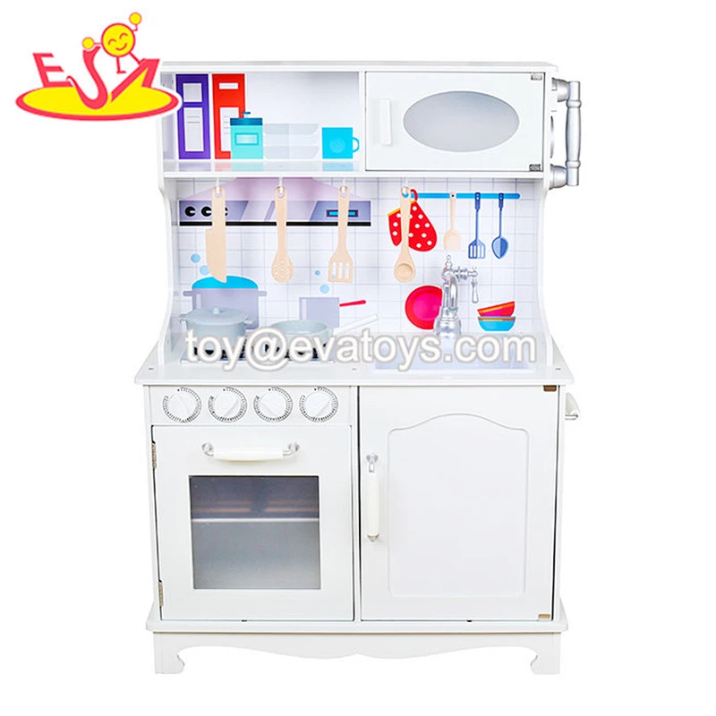 2019 Best sale kids big wooden frozen kitchen toys for pretend play W10C466C