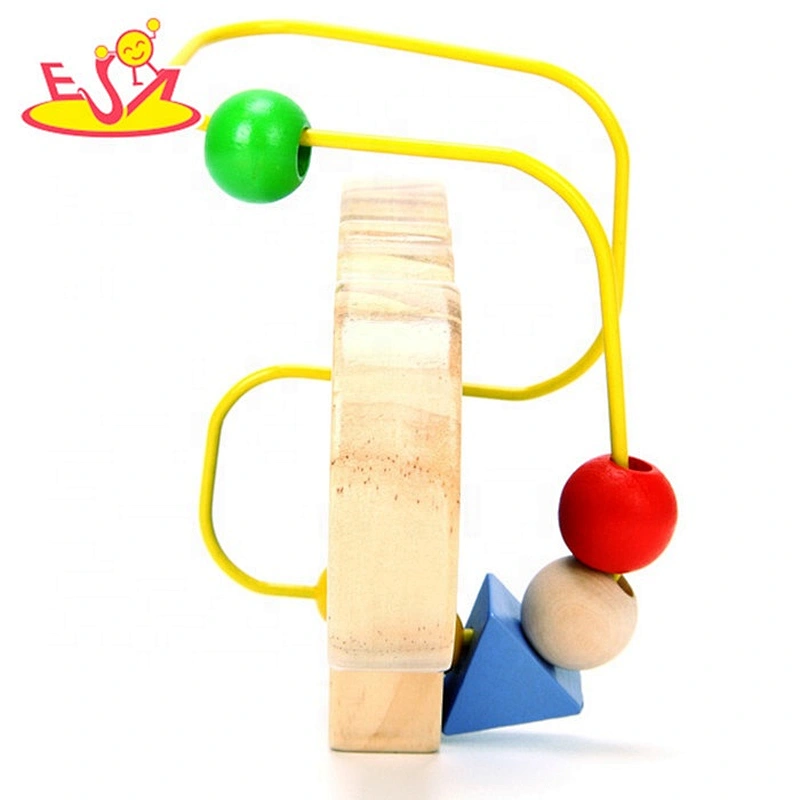 Most popular educational kids wooden bead toys with low orders W11B092