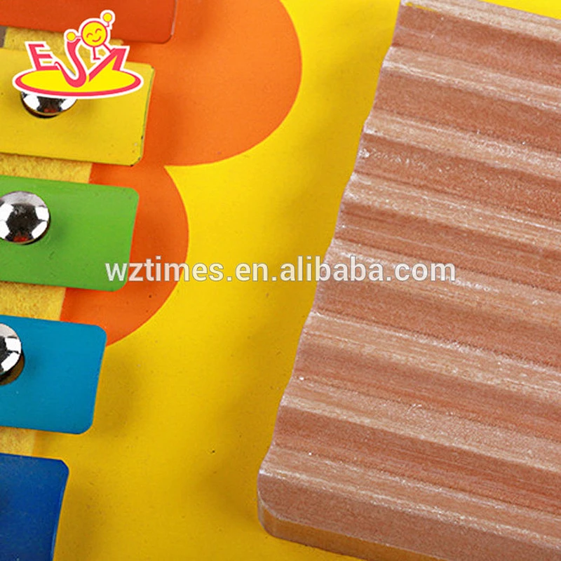 2018 wholesale yellow duck wooden baby xylophone new design wooden baby xylophone best wooden baby xylophone for sale W07C059