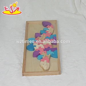 2018 wholesale baby wooden puzzle game kids mini wooden puzzle game children educational wooden puzzle game W14I033