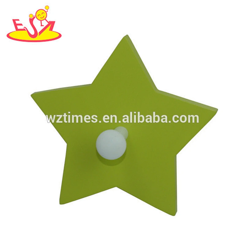 wholesale baby wooden wall hook cheap kids wooden wall hook high quality children wooden wall hook W09B026