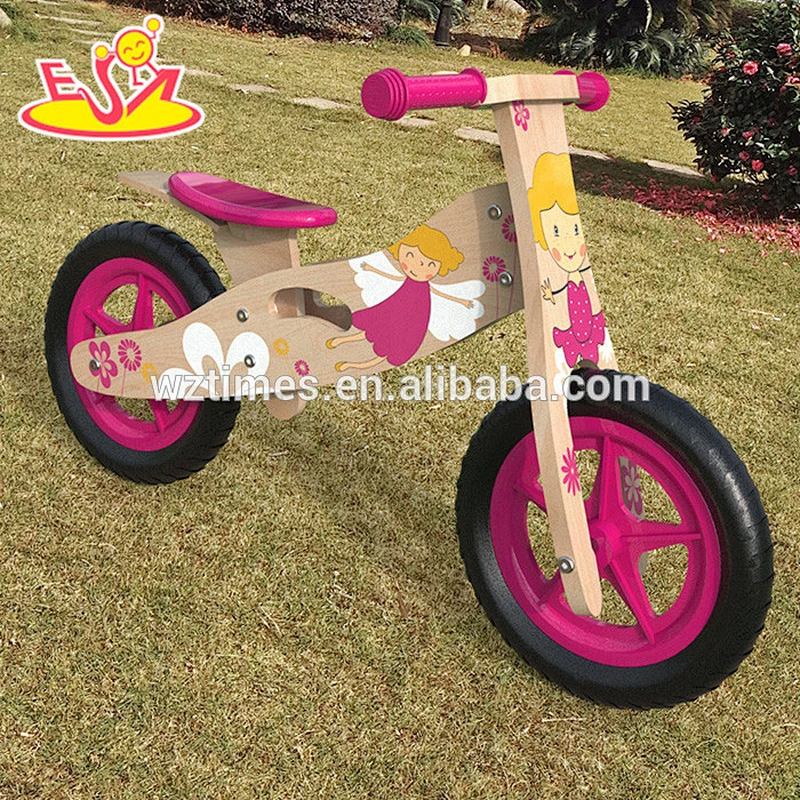 2018 Wholesale high quality children balance wooden no pedal bike W16C174