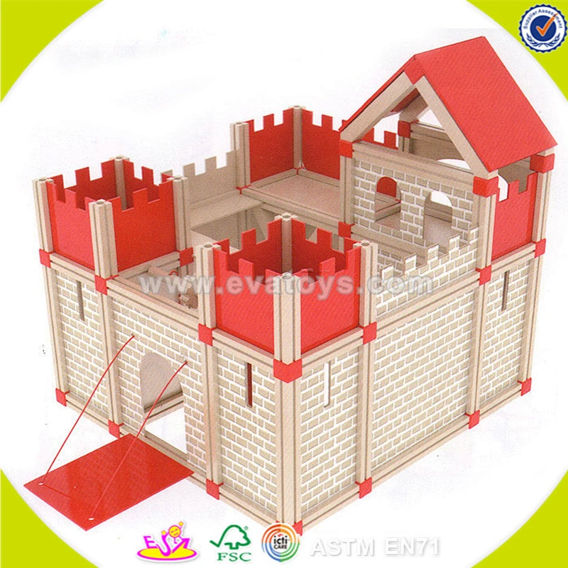 wholesale beautiful wooden DIY dollhouse toy,top wooden DIY dollhouse toy, hot sale kids wooden DIY dollhouse toy W06A111