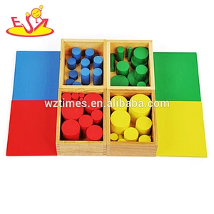 2018 New design toddlers educational wooden montessori classroom materials W12F019