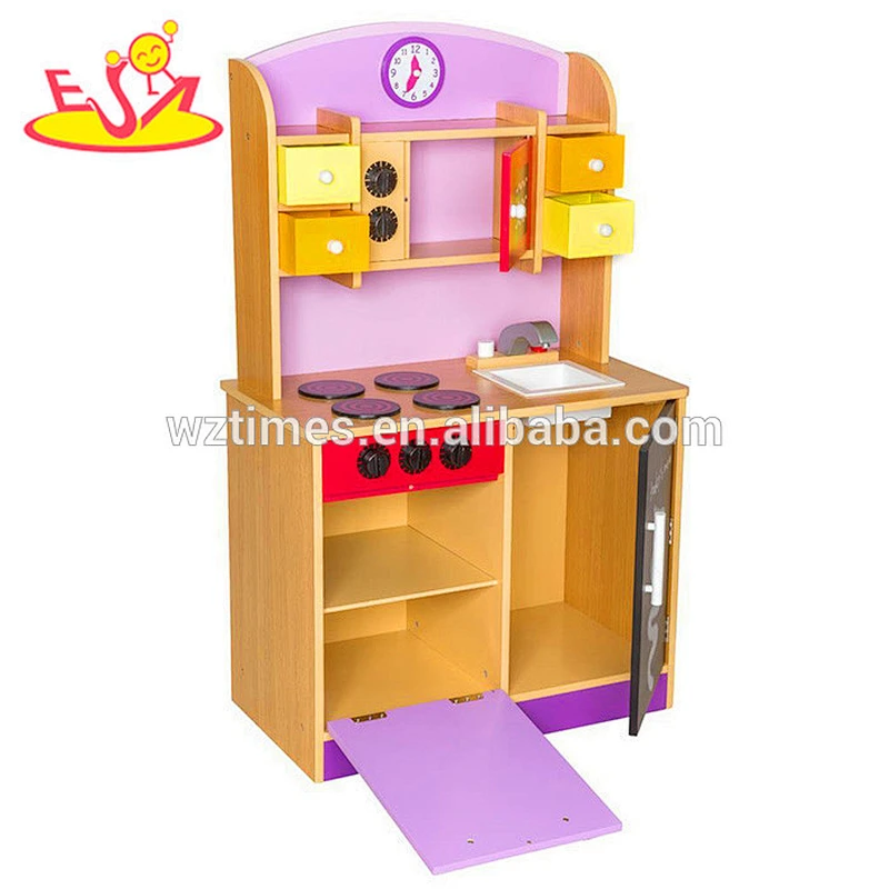 2018 wholesale wooden children toy kitchen set role play wooden children toy kitchen set best children toy kitchen set W10C107
