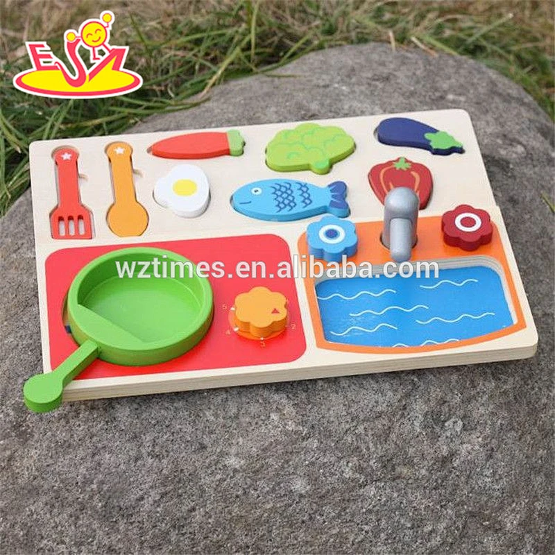 wholesale preschool play food wooden cooking toys new design wooden cooking toys for kids W10B187