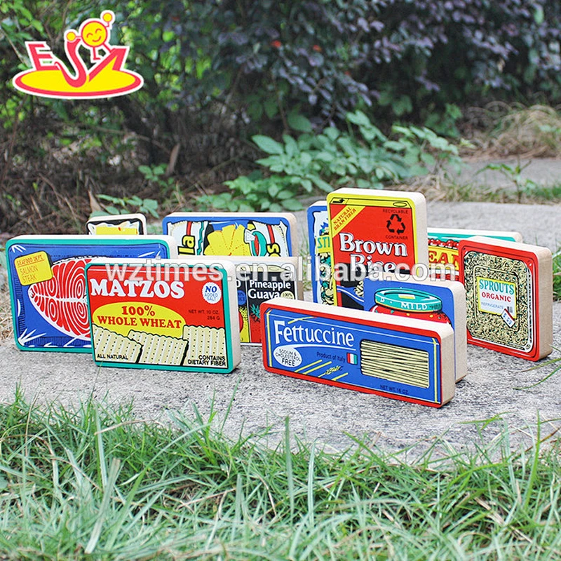 2018 New design baby wooden dominoes for sale funny kids wooden dominoes for sale best children wooden dominoes for sale W15A074