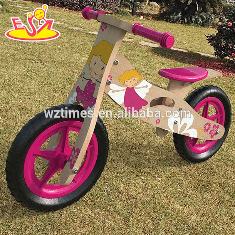 2018 Wholesale high quality children balance wooden no pedal bike W16C174
