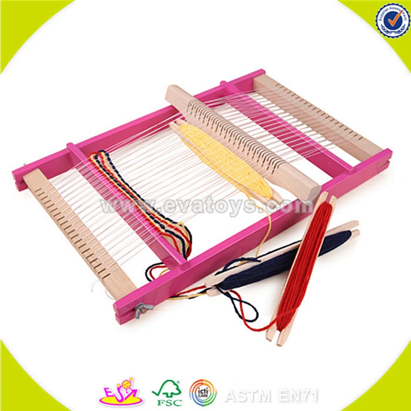 wholesale baby wooden loom toy funny kids wooden loom toy popular children wooden loom toy W01B016