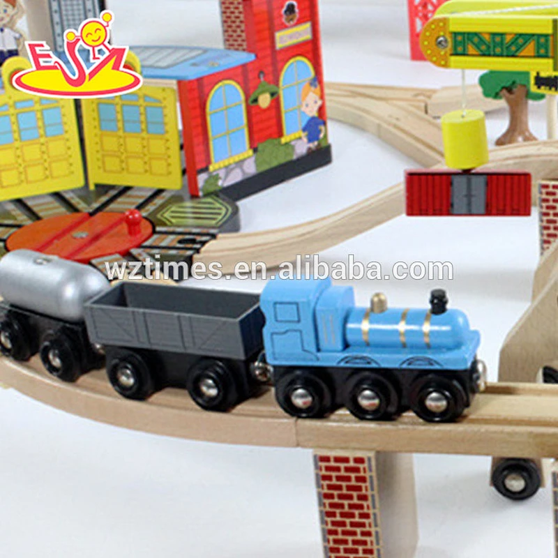 hottest kids wooden train toy set for boy W04C044