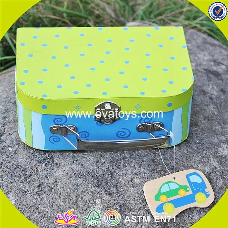 new design lovely wooden kids toy storage W08C172