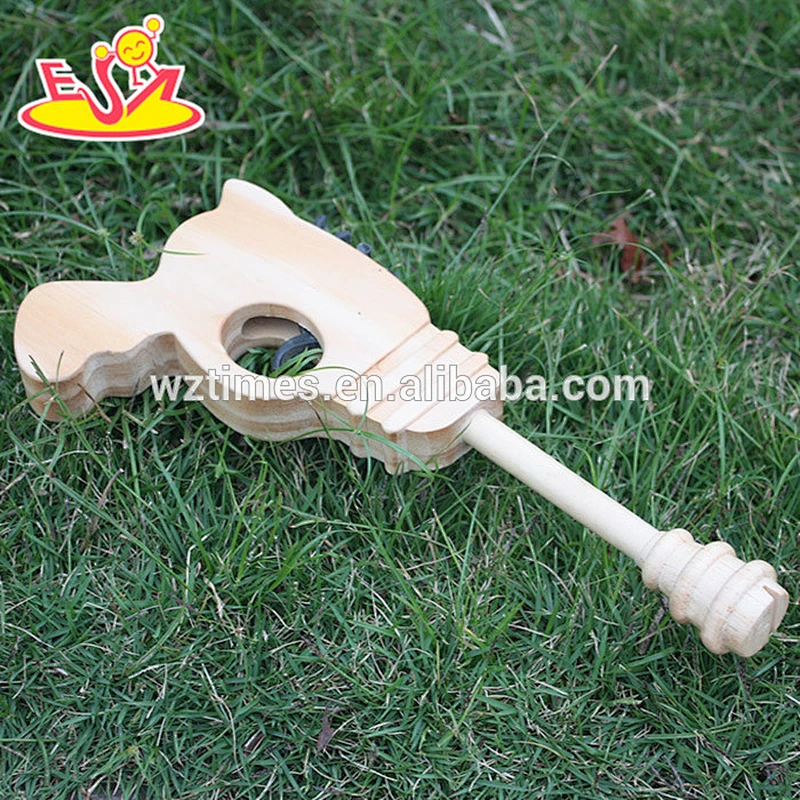 wholesale cheap baby wooden toy gun best sale wooden shot gun for kids W02A099