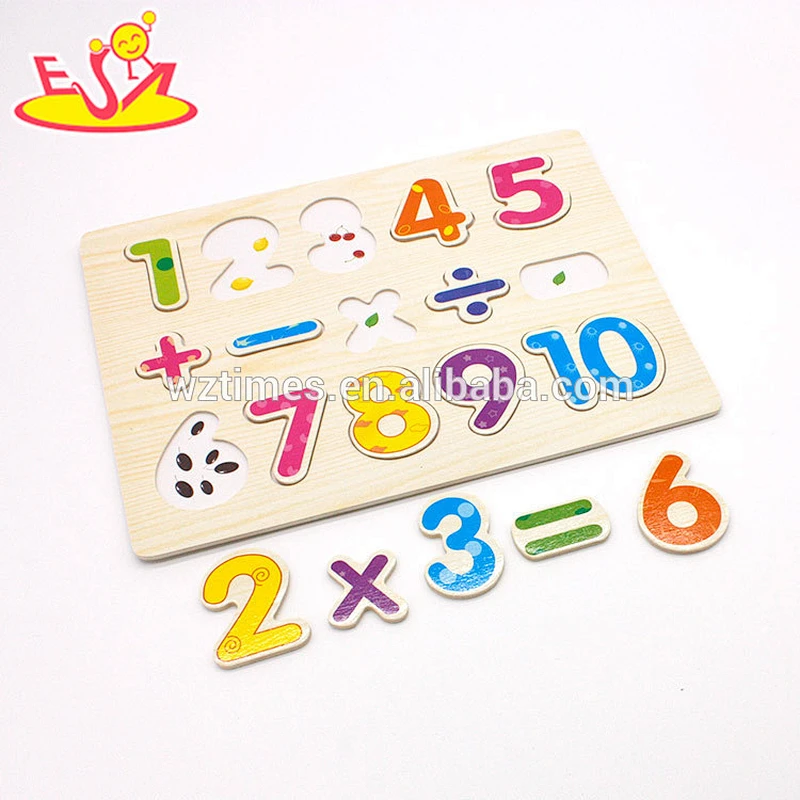 Wholesale teaching aid tool wooden children's math counting toy W14B084-Z