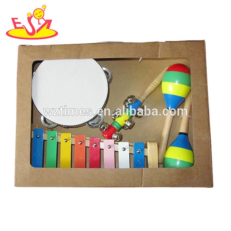Wholesale hot sale colorful kids wooden music toy set with best price W07A039