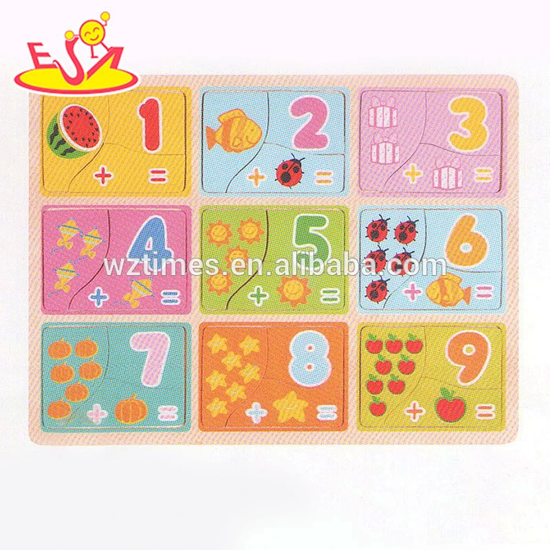 Venta al por mayor del bebé de madera personalizado rompecabezas educativo niños de madera personalizado rompecabezas niños baratos de madera personalizado rompecabezas W14B058