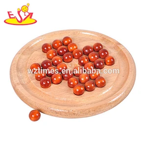 Wholesale lovely creative wooden chess board game toy for leisure W11A063