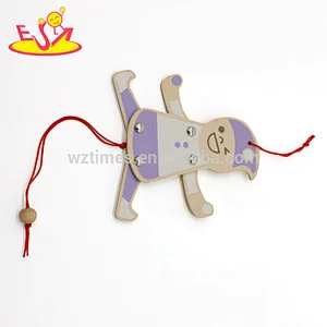 New hottest play string wooden marionette puppet for baby W01A309