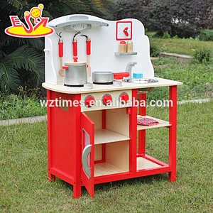 2018 New design wooden kitchen toy children wooden kitchen toy baby wooden kitchen toy W10C133