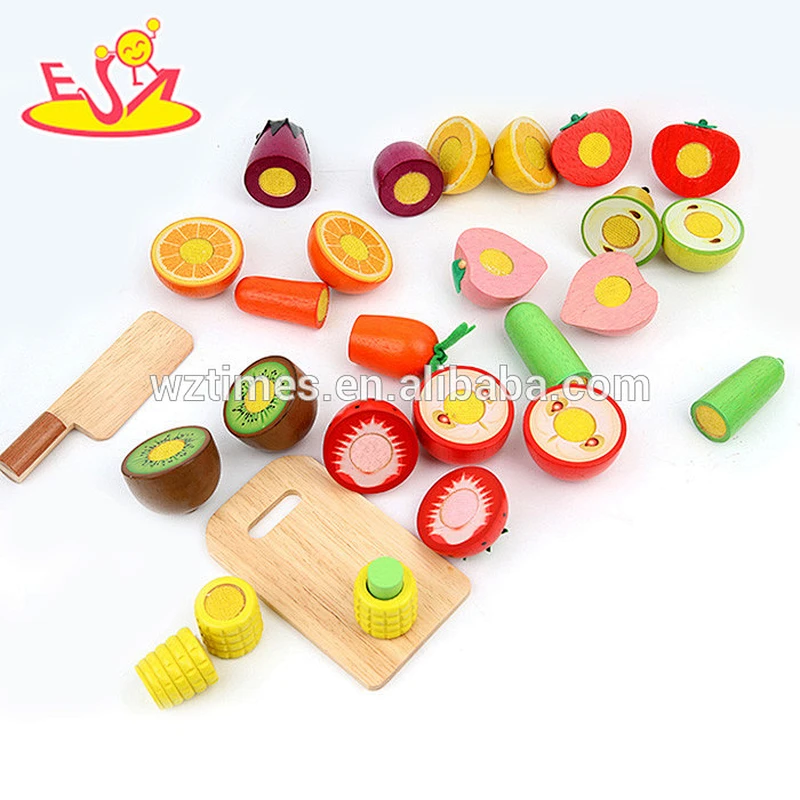 wholesale diy baby wooden fruit toy role play kids wooden fruit toy W10B139