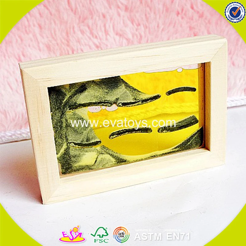 wholesale baby wooden sand painting art best sale kids wooden sand painting art W02A039