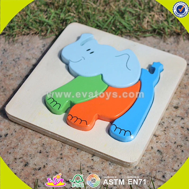 wholesale baby wooden diy 3d puzzles fashion kids wooden diy 3d puzzles cheap wooden diy 3d puzzles W14A113