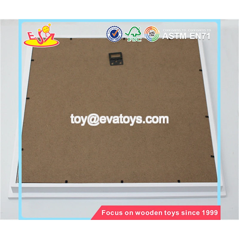 Wholesale great kids wooden white picture frame best selling wooden white picture frame W09A007