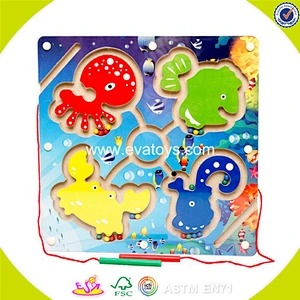 wholesale baby wooden maze toy popular kids wooden maze toy top fashion children wooden maze toy W11H011