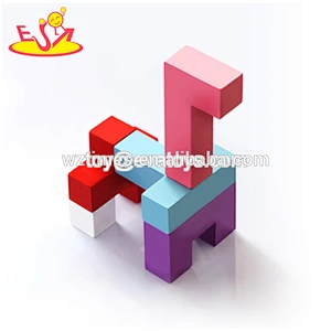 2018 Wholesale wooden shape-recognition puzzle kids animals jigsaw puzzle with best price W14A184